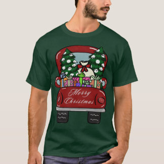 christmas red truck 2 T-Shirt