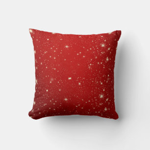 Christmas red twinkle cushion