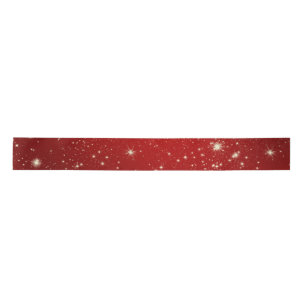 Christmas Red Twinkle Satin Ribbon