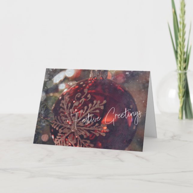 CHRISTMAS REDS Greeting Card (Front)