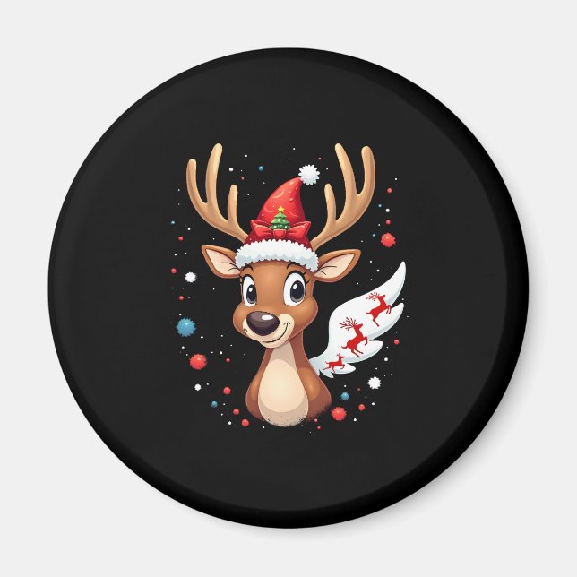 christmas Reindeer (5) Magnet (Front)
