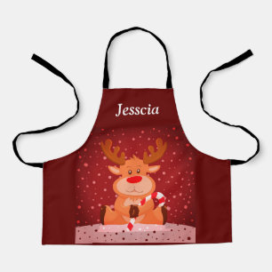 Christmas Reindeer Apron