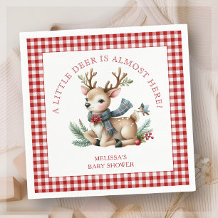 Christmas Reindeer Baby Shower  Napkin