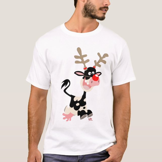 Christmas Reindeer counterfeit T-shirt (Front)