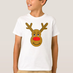 Christmas Reindeer Face T-Shirt