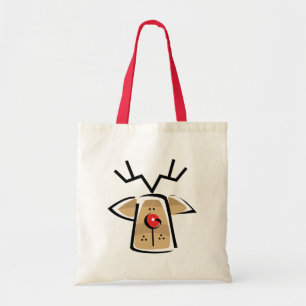 Christmas Reindeer Gift Tote Bag