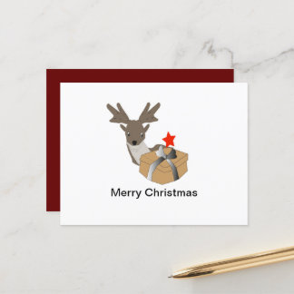 Christmas Reindeer Greeting Cards