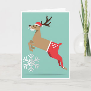 Christmas - Reindeer Holiday Card