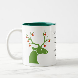Christmas Reindeer Holiday Favourite "Listing" Mug