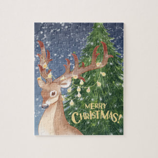 Christmas Reindeer Jigsaw Puzzle