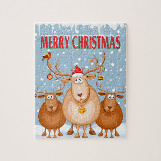 Christmas Reindeer Jigsaw Puzzle