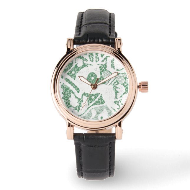 Christmas Reindeer Lace  Watch (Front)