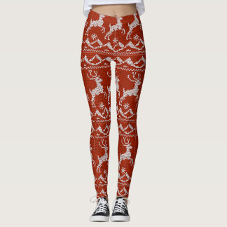 Christmas Reindeer Leggings