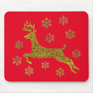 Christmas Reindeer Mouse Pad