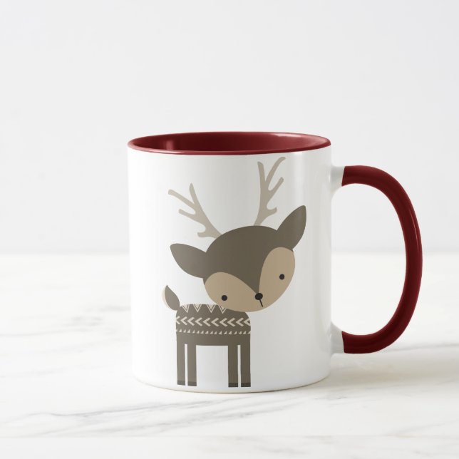Christmas Reindeer Mug (Right)