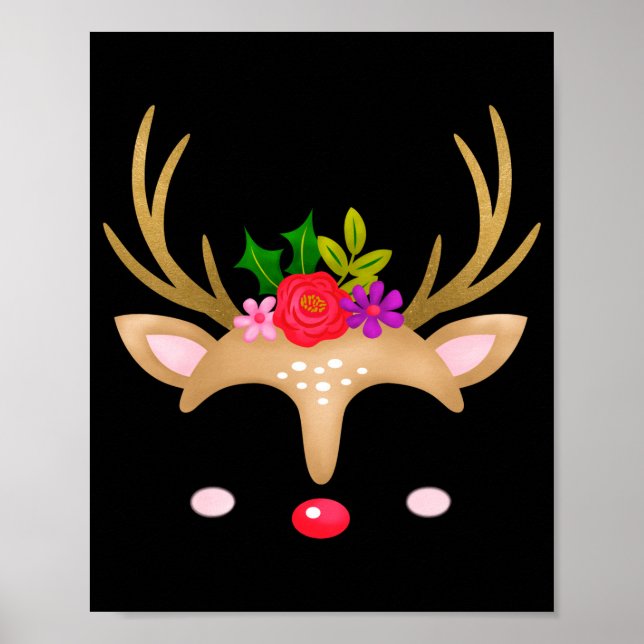 Christmas Reindeer  Poster (Front)
