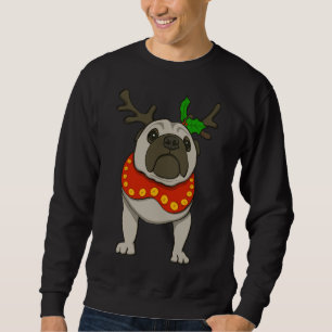 Christmas  Reindeer Pug Classic T-Shirt 883 Sweatshirt