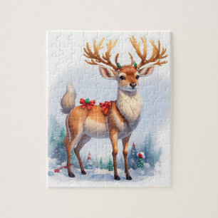 Christmas Reindeer Puzzle