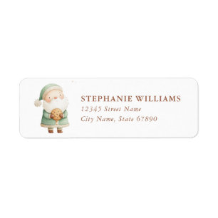 Christmas Reindeer Return Address Labels