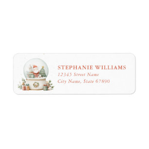 Christmas Reindeer Return Address Labels