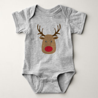 Christmas Reindeer Romper Baby Toddler Kids Baby Bodysuit