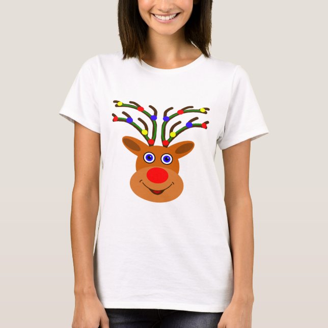 Christmas Reindeer T-Shirt (Front)