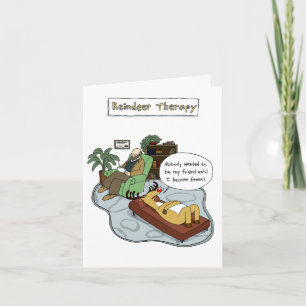 Christmas Reindeer Therapy   Funny Holiday Cartoon