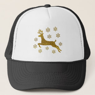 Christmas Reindeer Trucker Hat