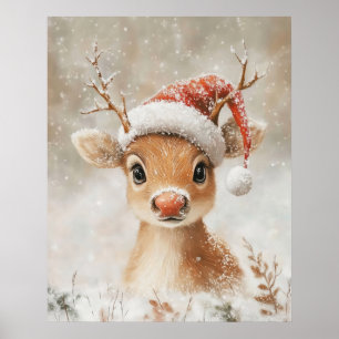 Christmas Reindeer Wall Art