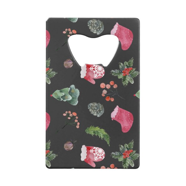 Christmas Reindeer: Watercolor Seamless Pattern (Front)