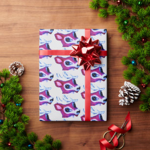 CHRISTMAS REINDEER  WRAPPING PAPER