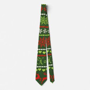 Christmas Repeating Pattern Tie