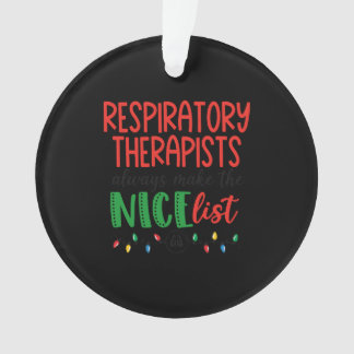 Christmas Respiratory therapist, therapy  Ornament