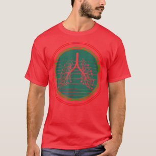Christmas Respiratory Therapy RT Lung Christmas Li T-Shirt