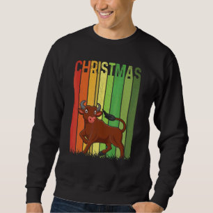 Christmas Retro Buffalo Cute Group Matching Xmas H Sweatshirt