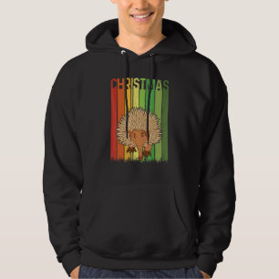 Christmas Retro Echidna Cute Group Matching Xmas H Hoodie
