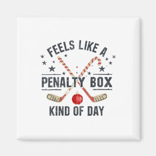 Christmas Retro Feels Like A Penalty Box Kind Of D Magnet