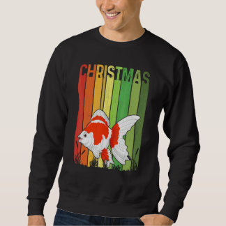 Christmas Retro Fish Cute Group Matching Xmas Holi Sweatshirt