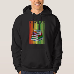 Christmas Retro Reading Cute Group Matching Xmas H Hoodie