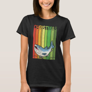 Christmas Retro Salmon Cute Group Matching Xmas Ho T-Shirt