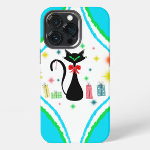 Christmas Retro Siamese Cat  iPhone 13 Pro Case