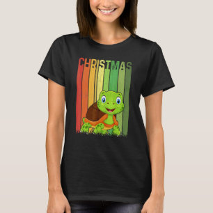 Christmas Retro Turtle Cute Group Matching Xmas Ho T-Shirt
