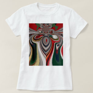 Christmas Retro Vintage Texture Abstract Art Print T-Shirt
