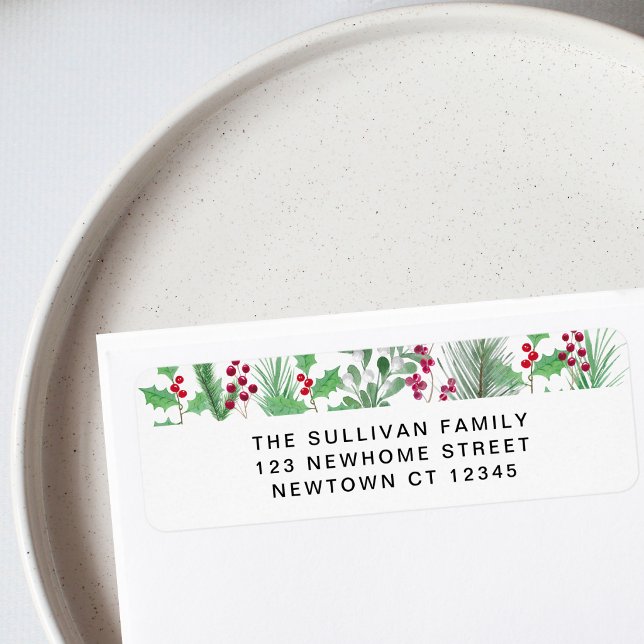 Christmas Return Address Label (Creator Uploaded)