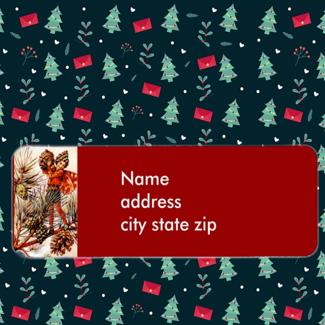 Christmas Return Address Label (Creator Uploaded)