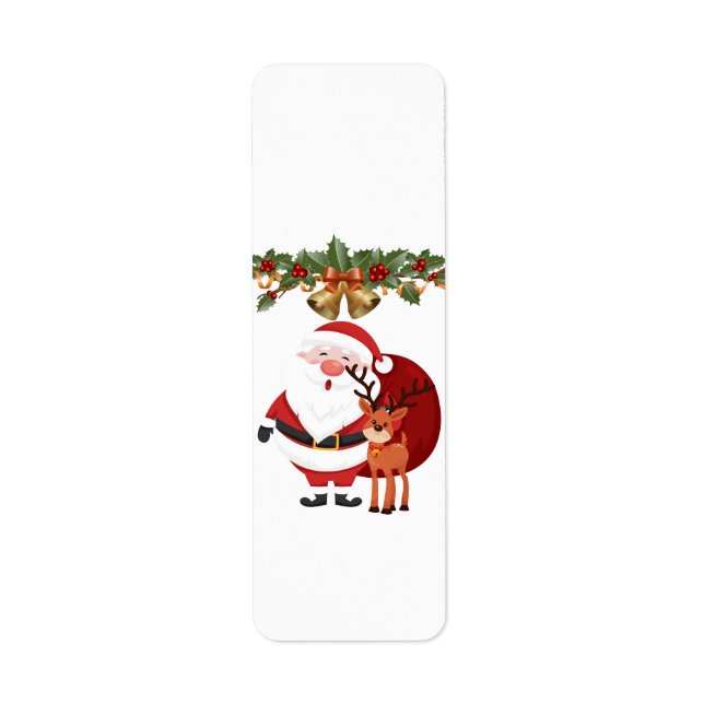 CHRISTMAS  RETURN ADDRESS LABEL (Front)