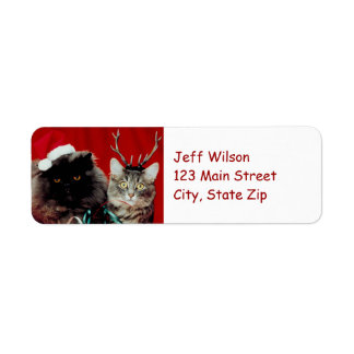 Christmas Return Address Labels