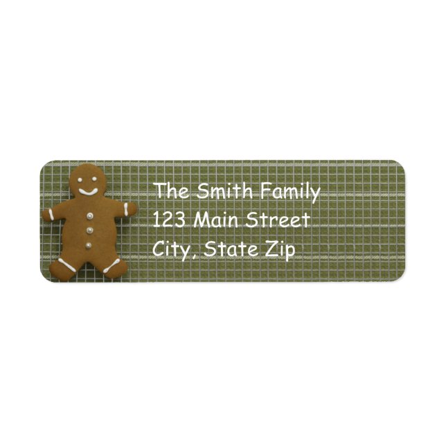 Christmas Return Address Labels (Front)
