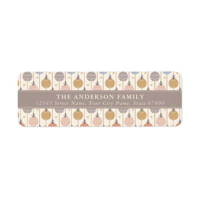 Christmas Return Address Labels (Front)