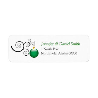 Christmas Return Address Labels